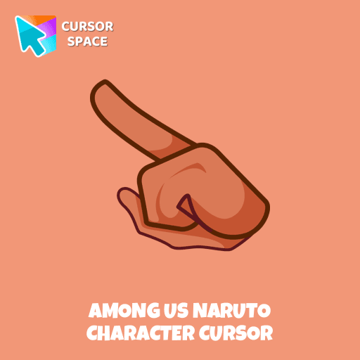 Among Us Naruto Character cursor arrow cursor